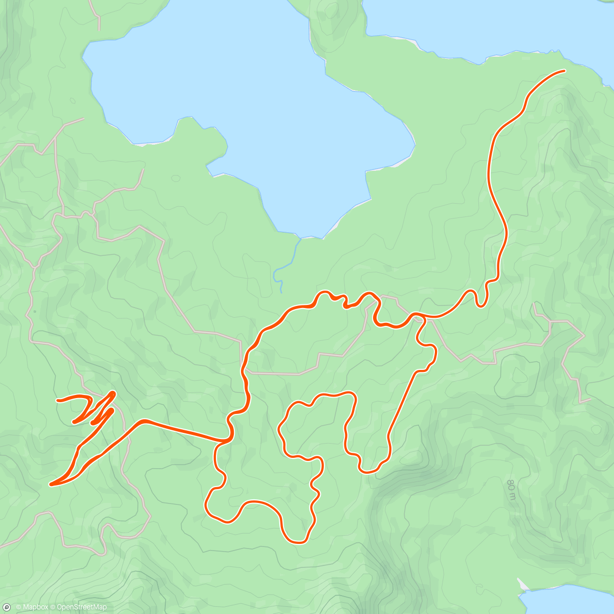 Map of the activity, Zwift - BC Sweet Spot Climbing Power Steps in Watopia