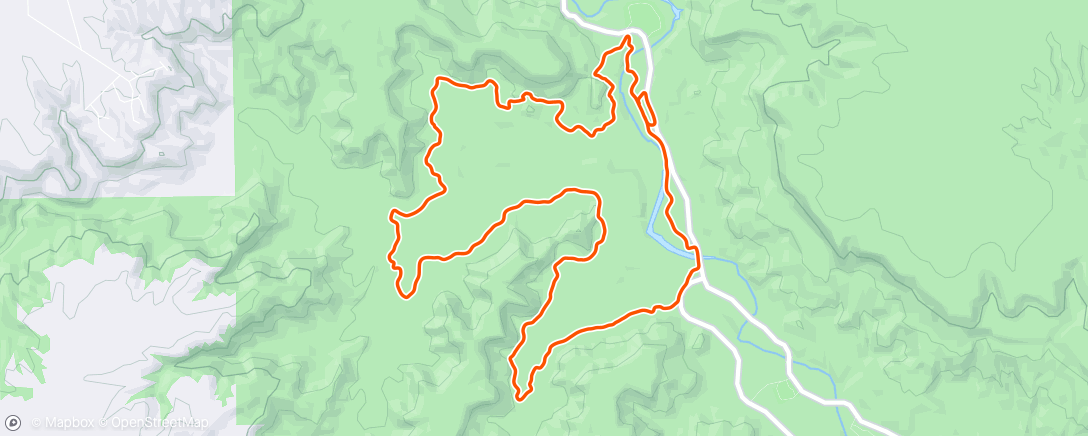 Map of the activity, Lap 9