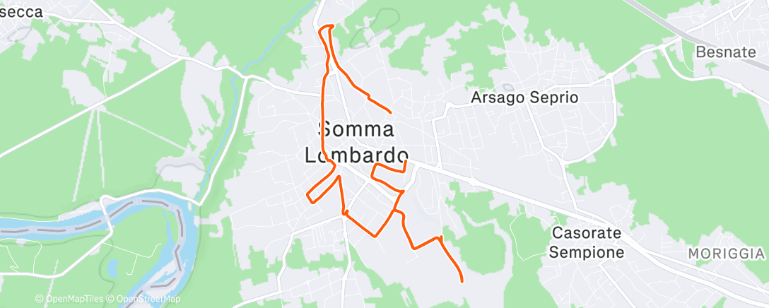 Карта физической активности (Ramponi)