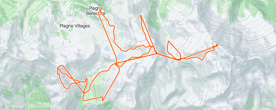 Carte de l'activité Afternoon Alpine Ski