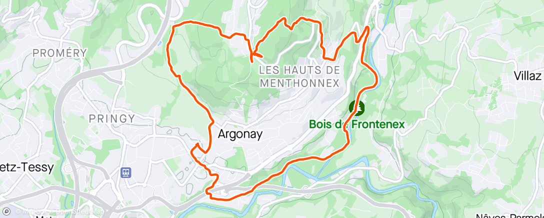 Map of the activity, Gros Chêne par Filière