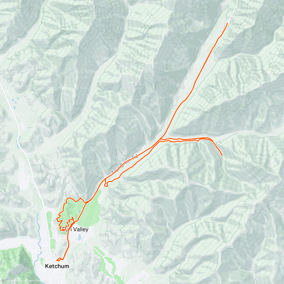Map of the activity, another day another jolting gravel ride
