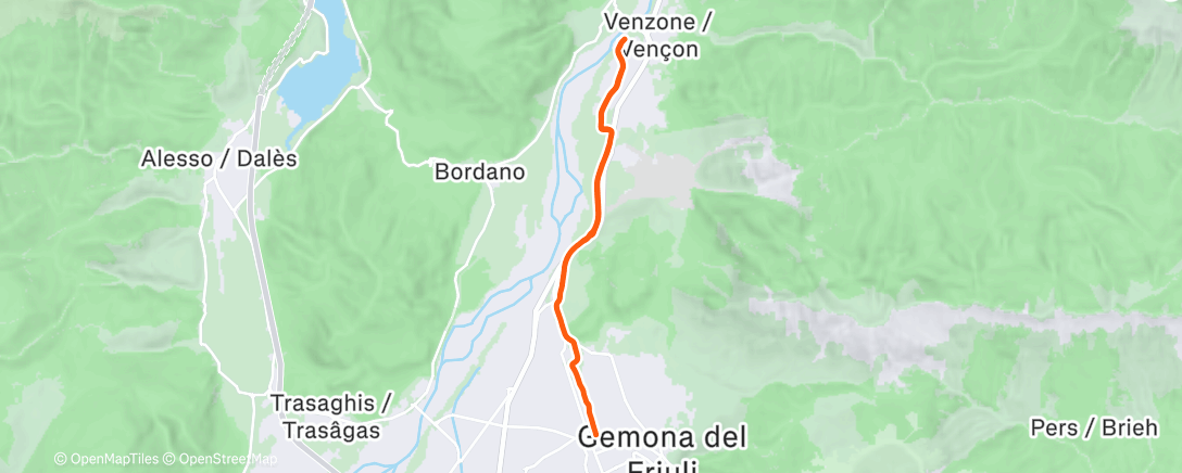 Map of the activity, Medio avariato orchestrato da Eolo