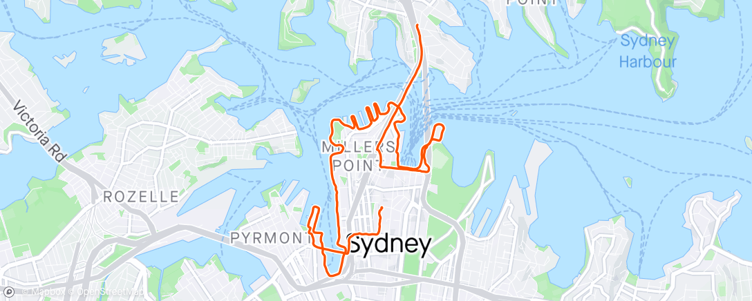 Map of the activity, SYD-SLR