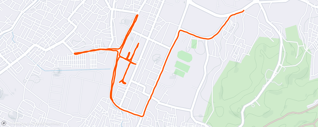 Map of the activity, On the unfamiliar roads