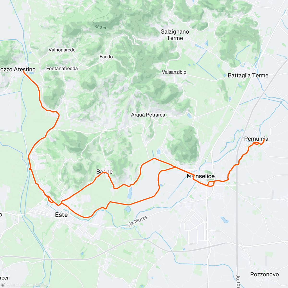 Mapa de la actividad, Ispezione rettilineo finale per il KING del CARTELLO