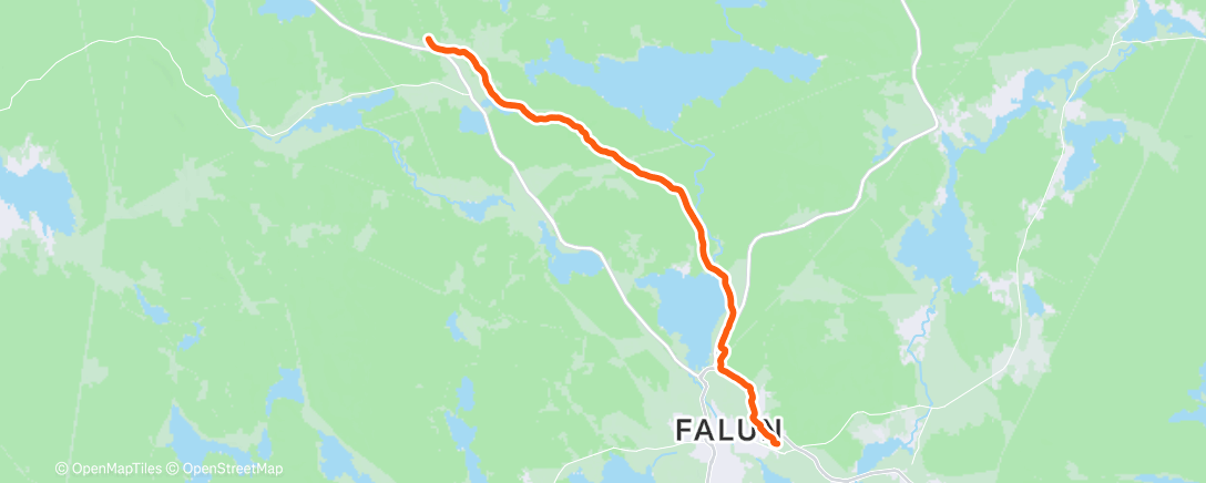 Map of the activity, Långpanna till sill å skinkan! 🌲🏃‍♀️☀️🌲