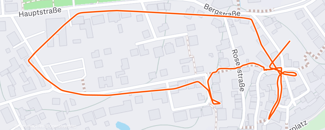 Карта физической активности (Spaziergang am Nachmittag)