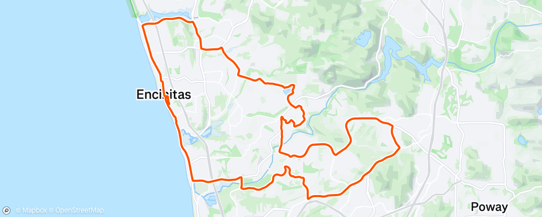 Map of the activity, Morning Ride