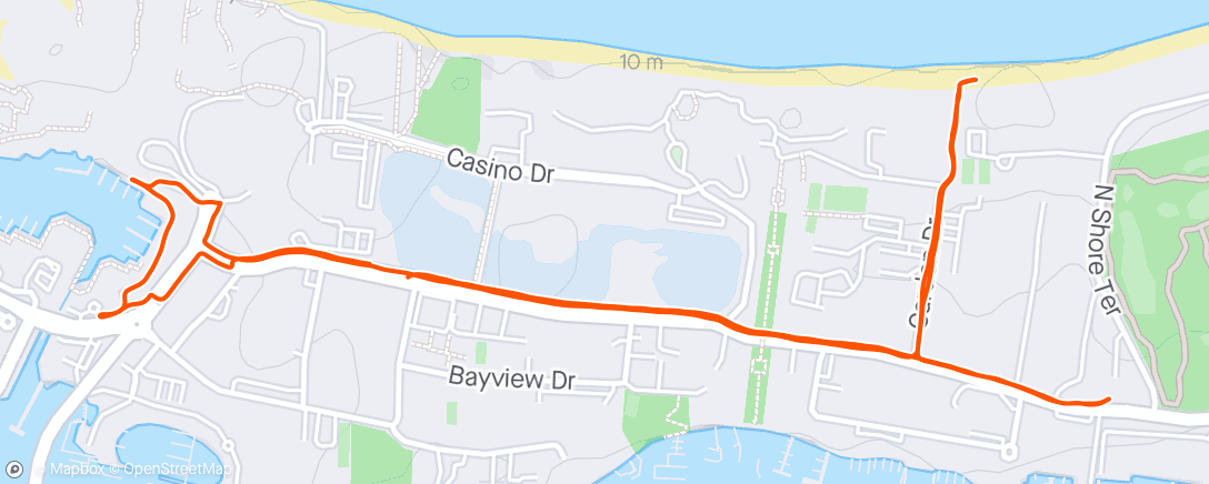 Map of the activity, Paradise Island 🏝️ 🏃‍♀️