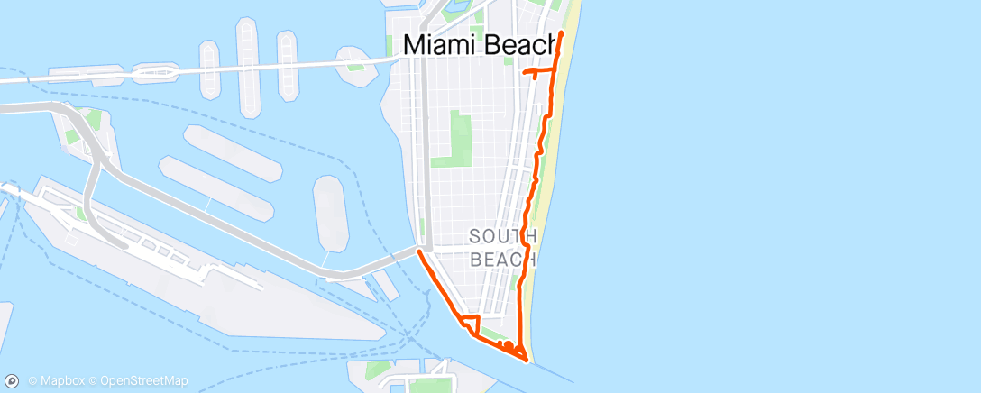 Map of the activity, Miami