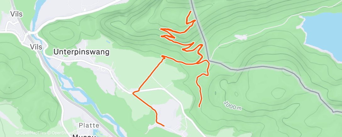 Map of the activity, Wanderung aufs Dreiländereck mit Manu und Buddy 🐕