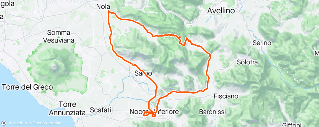 Map of the activity, S.Paolo Bel Sito- Monte S. Cristina 🇮🇹🚴🏻‍♂️💨