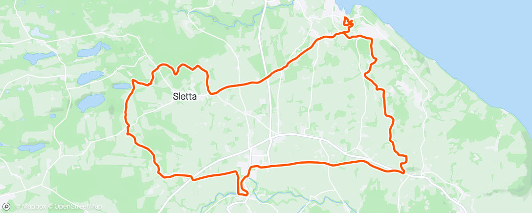 Map of the activity, Rolig tur m/ Fosser’n🚵‍♂️