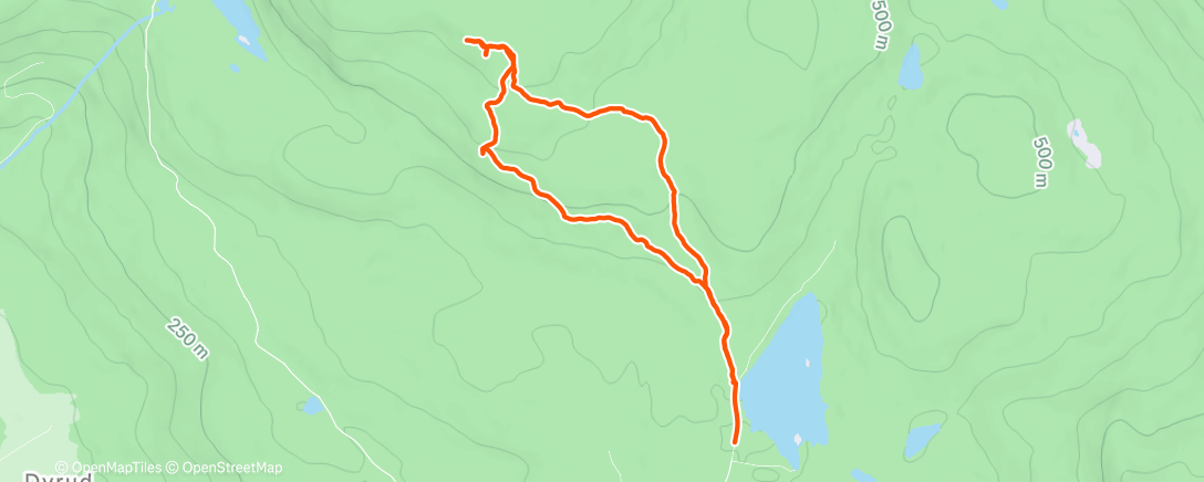 Map of the activity, Te Sudnuten