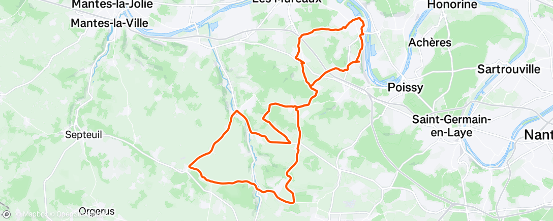 Map of the activity, Sortie avec Bruno, frais sous le soleil