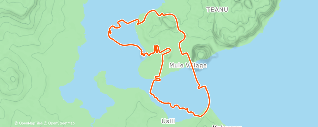 Map of the activity, Zwift - Day 1 on Ocean Lava Cliffside Loop in Watopia