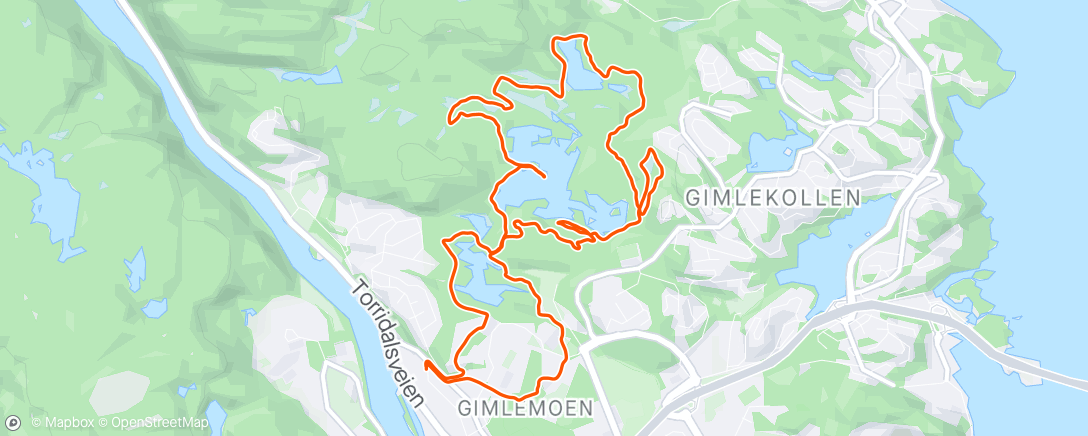 Karte der Aktivität „Afternoon Mountain Bike Ride”