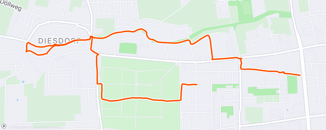 Map of the activity, Runde mit Sohn