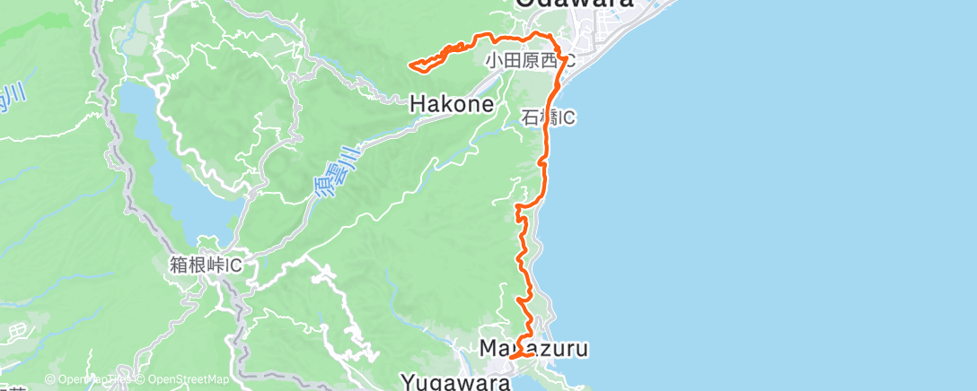 Map of the activity, Morning Mountain Bike Ride