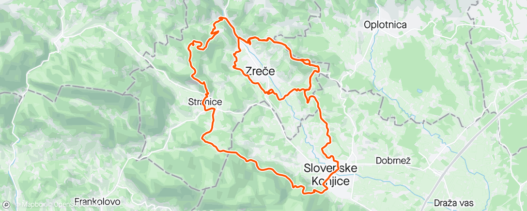 活动地图，Morning E-Mountain Bike Ride