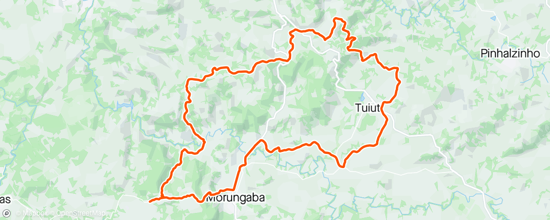 アクティビティ「Morning Mountain Bike Ride」の地図