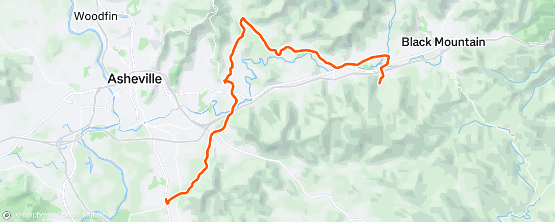 Map of the activity, Morning Ride
