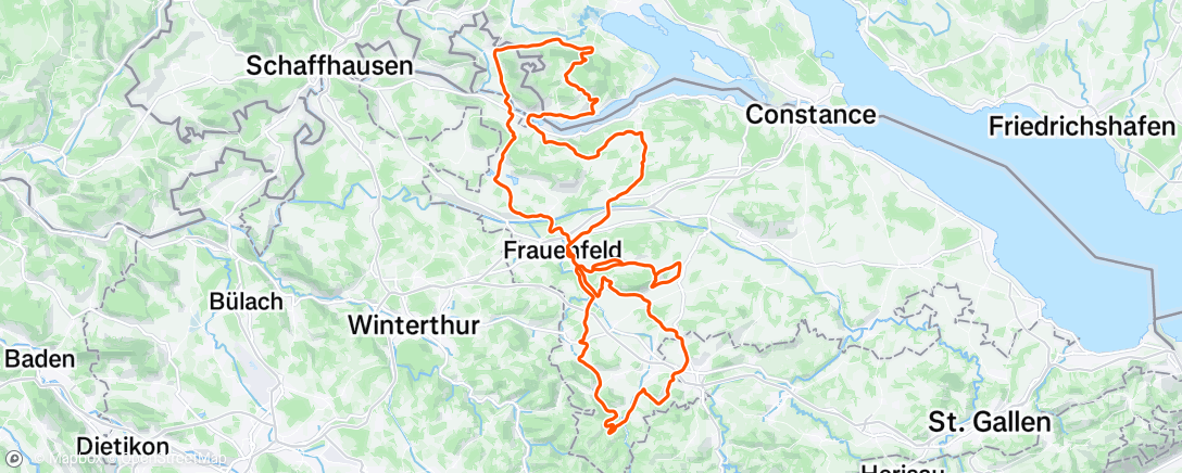 Mapa de la actividad, Morning Ride