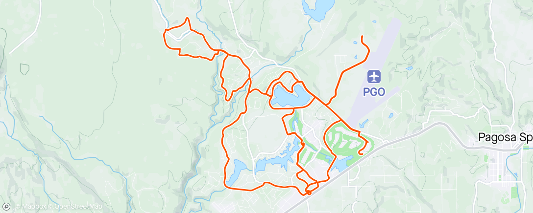 Map of the activity, Wednesday Groad single track with the gents
