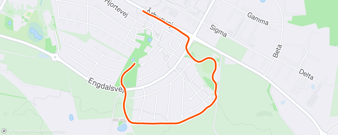 Mapa da atividade, Morning Walk