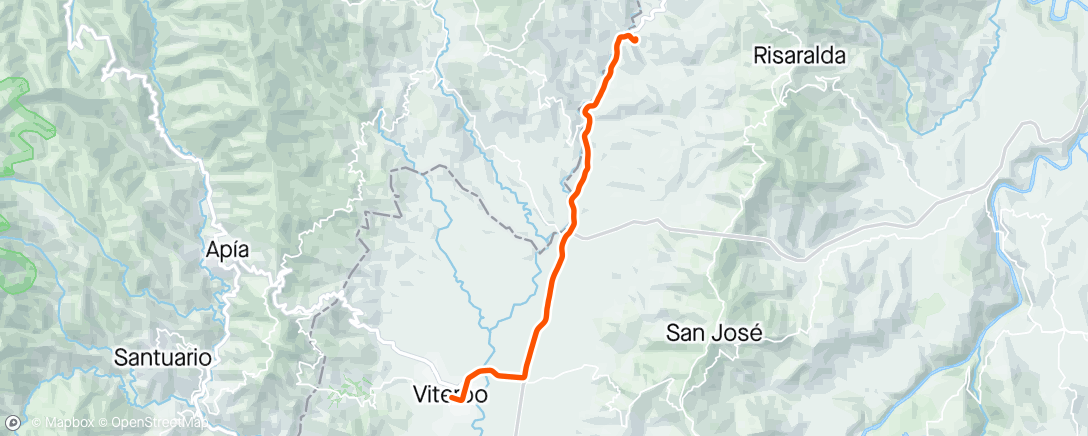 アクティビティ「Vuelta ciclista por la mañana」の地図