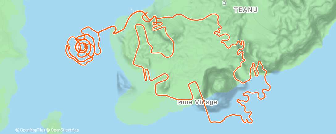 Map of the activity, Zwift - Group Ride: Race Day  on Three Little Sisters in Watopia
