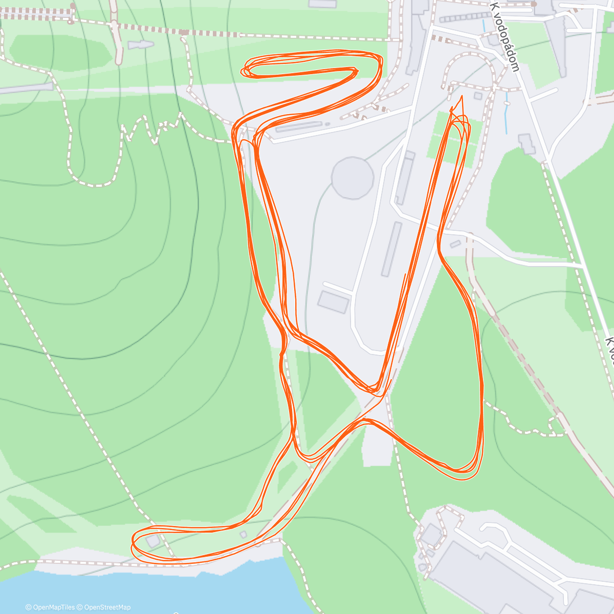 Карта физической активности (Bežky skate s Terkou. Dnes exkluzívne počasie.)