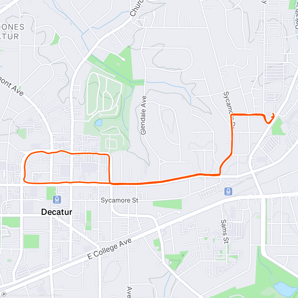 Map of the activity