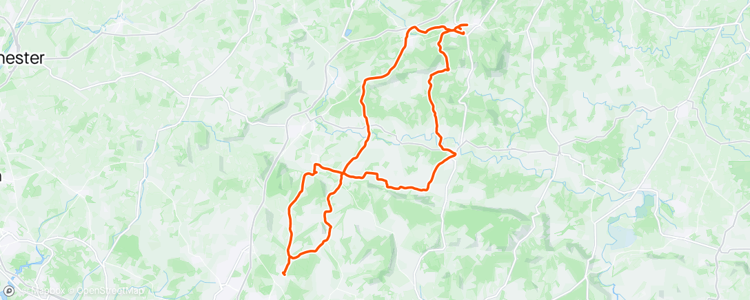 Map of the activity, First ride since last June’s wipe-out…. Phew!!!