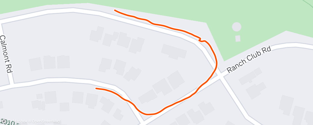 Map of the activity, Evening Walk