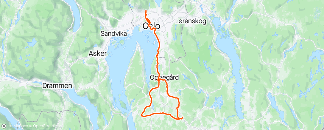 アクティビティ「Til Stasjonskaféen」の地図