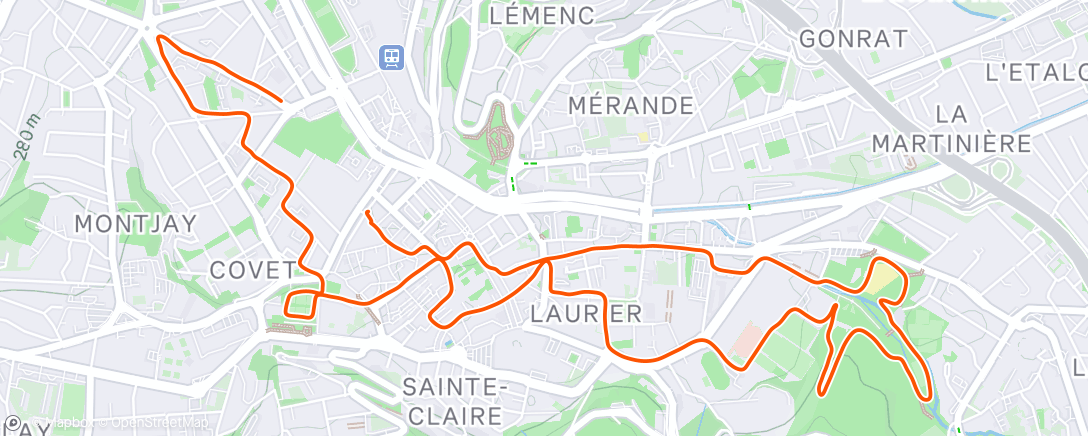 Map of the activity, Odyssea Chambery 🎗️🥇