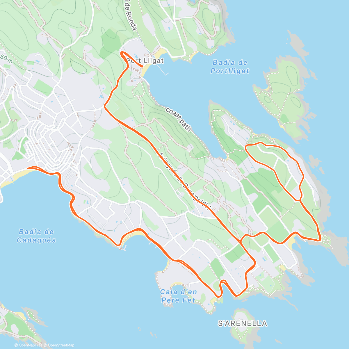 Map of the activity, Sant Silvestre ‘25 🏃🏽‍♀️