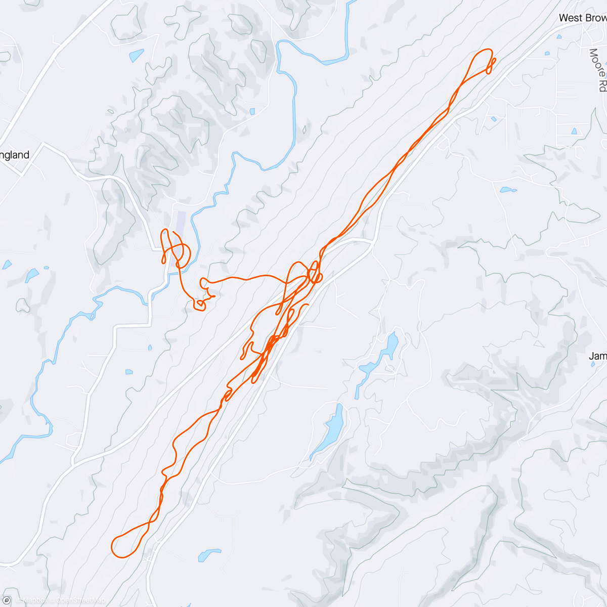 Map of the activity, Glass Off