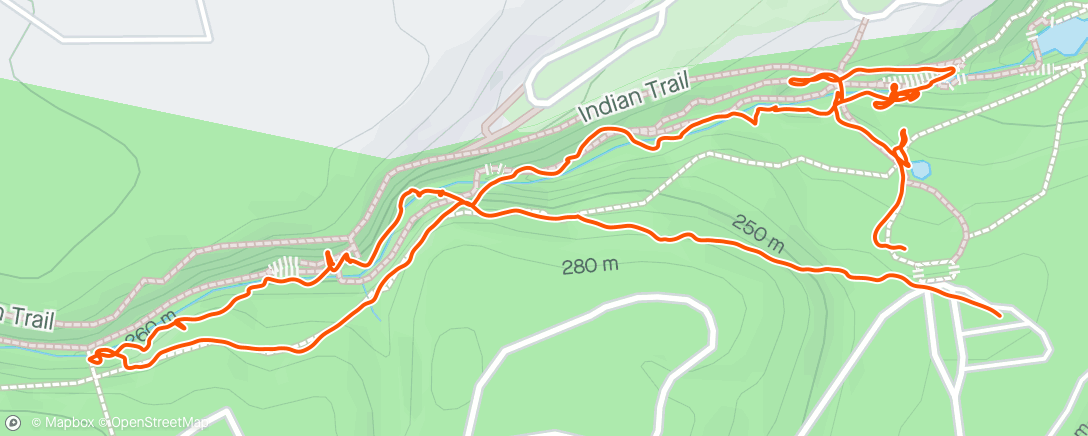 Mapa da atividade, Watkin's Glen Gorge Trail