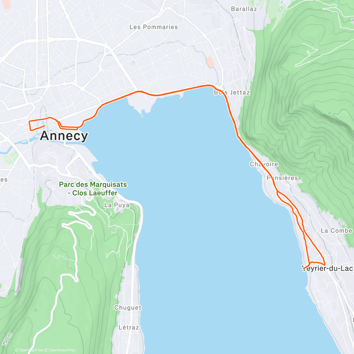 Map of the activity, Avec Alex