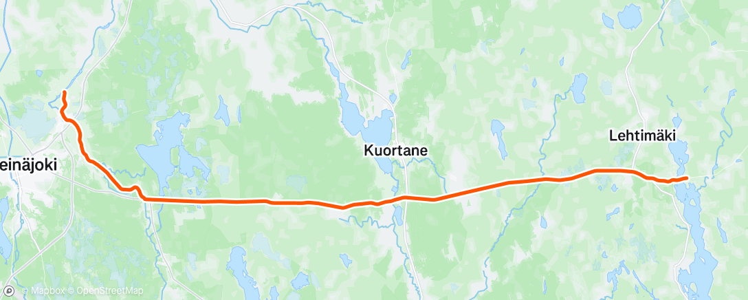 Map of the activity, X x 1km