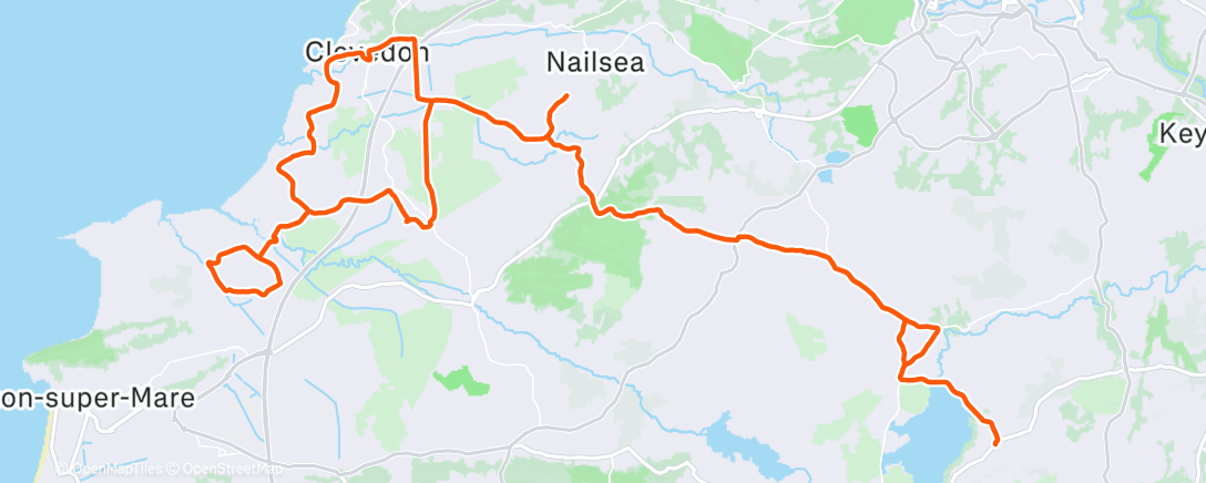 Map of the activity, Ride out including two schools friends.