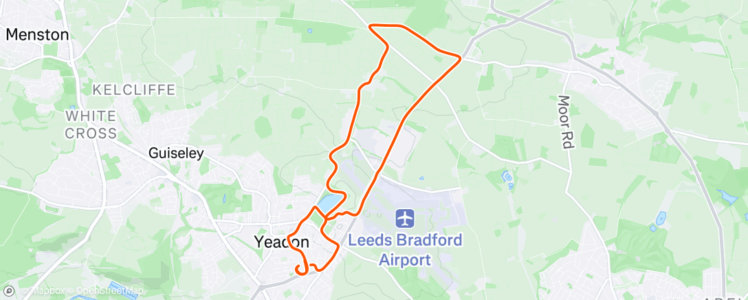 Map of the activity, Undulating speed maintenance session 👍