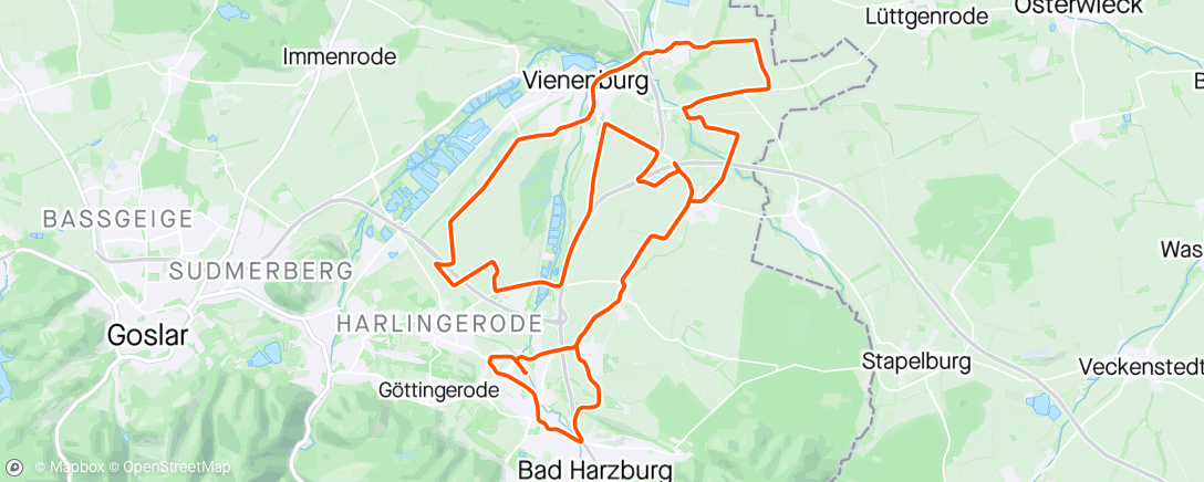 Map of the activity, Ronde van Veldmark