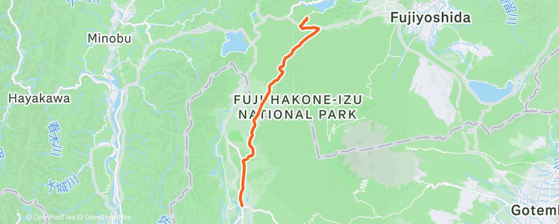 Map of the activity, Fahrt am Nachmittag