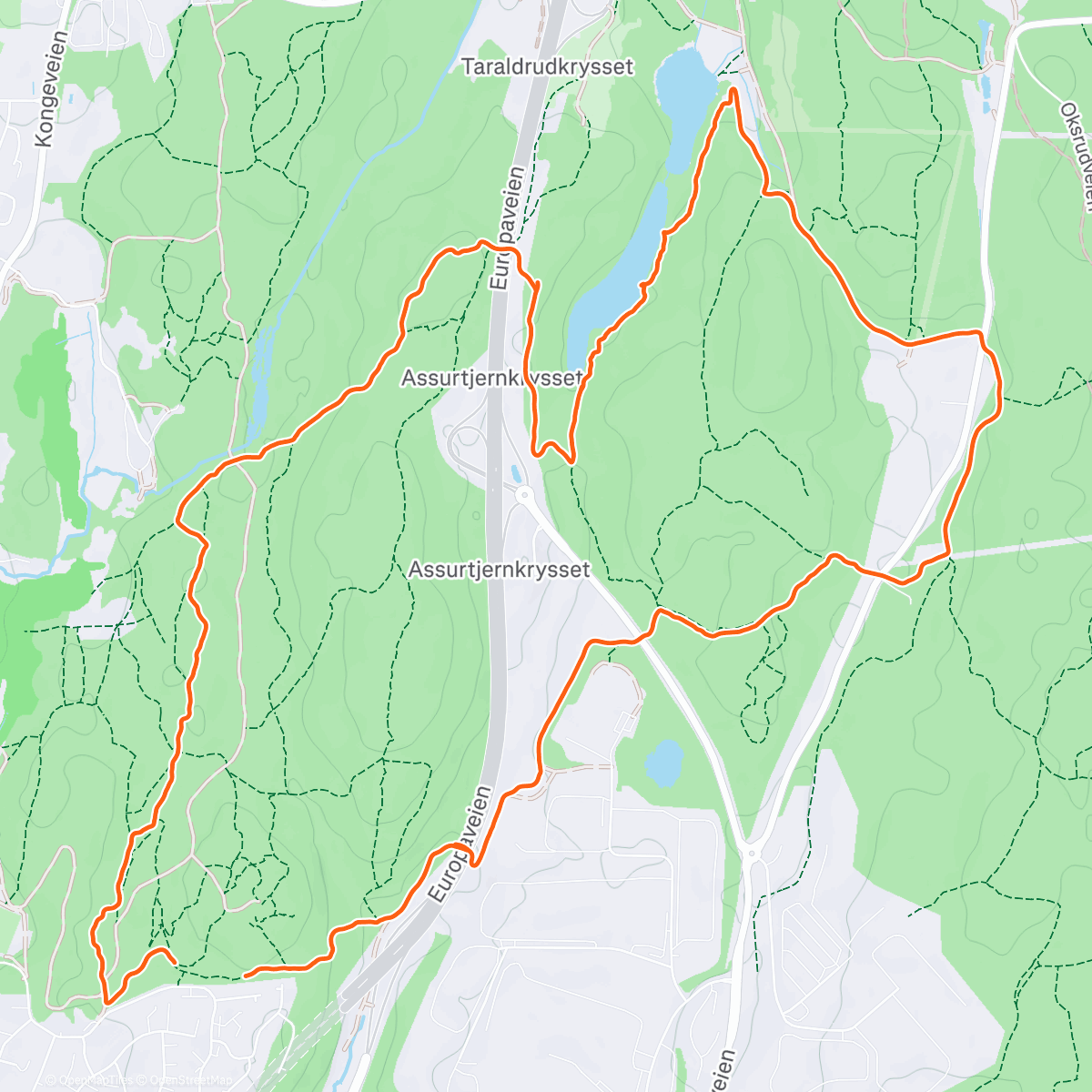 Map of the activity, Sti og barfrostgågg med Anikken☀️❄️