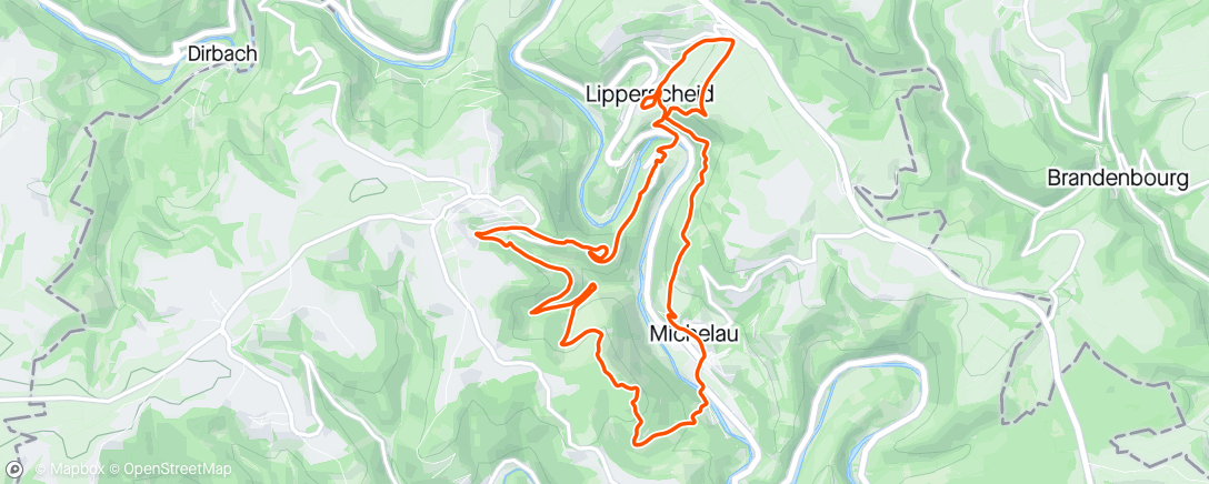 Map of the activity, Waletrail