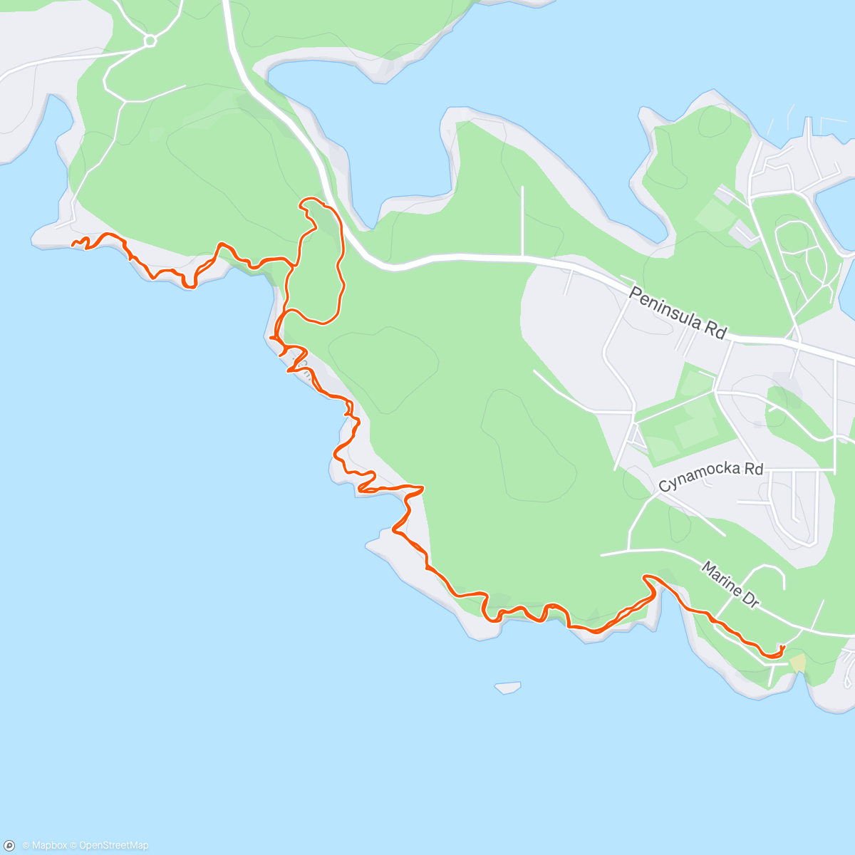 Map of the activity, Wild Pacific Trail